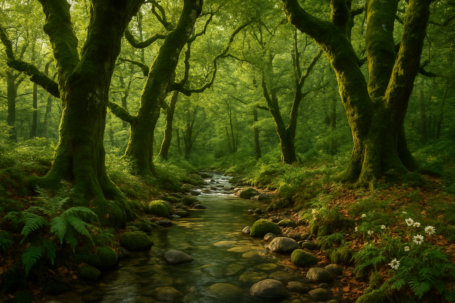 realistic picture of organic nature